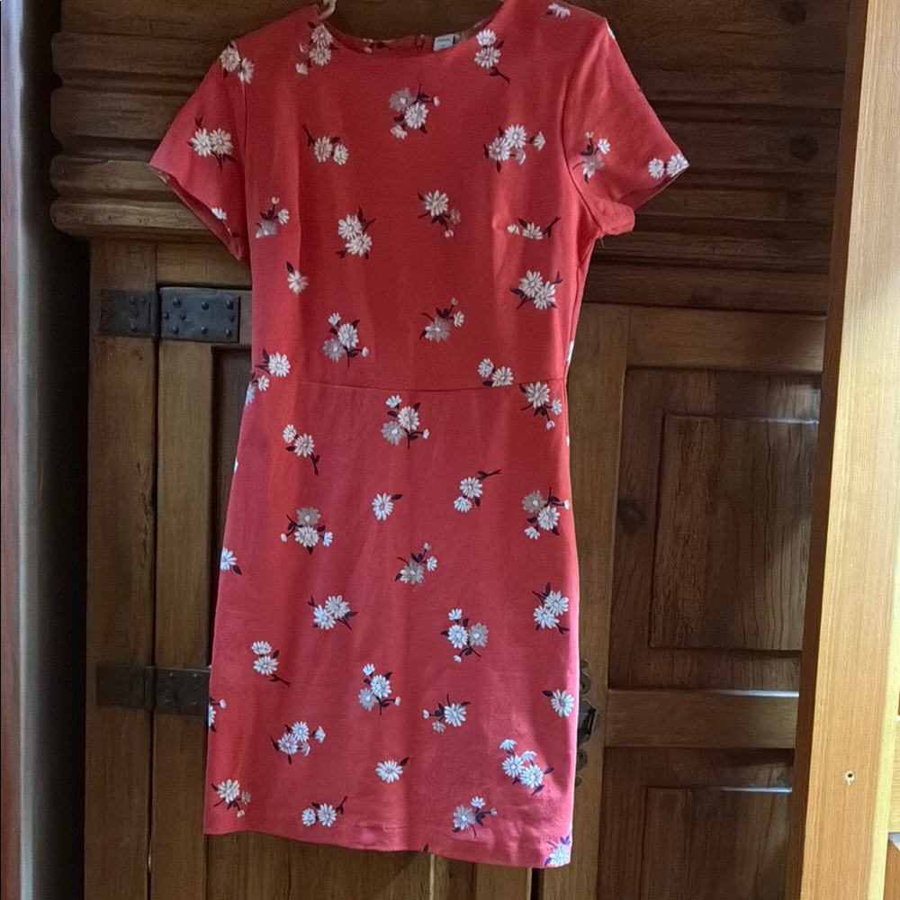 Floral Coral Dress